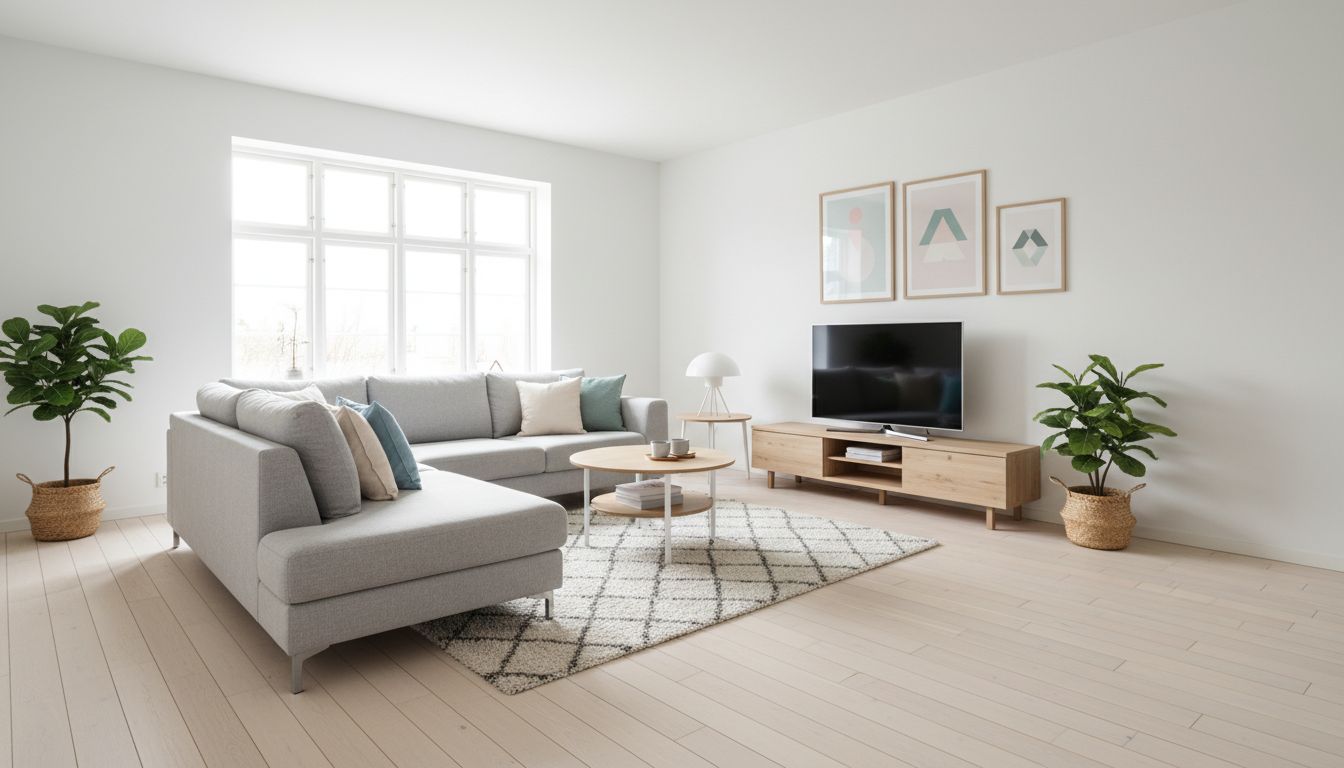 Scandinavian (IKEA) living room design idea