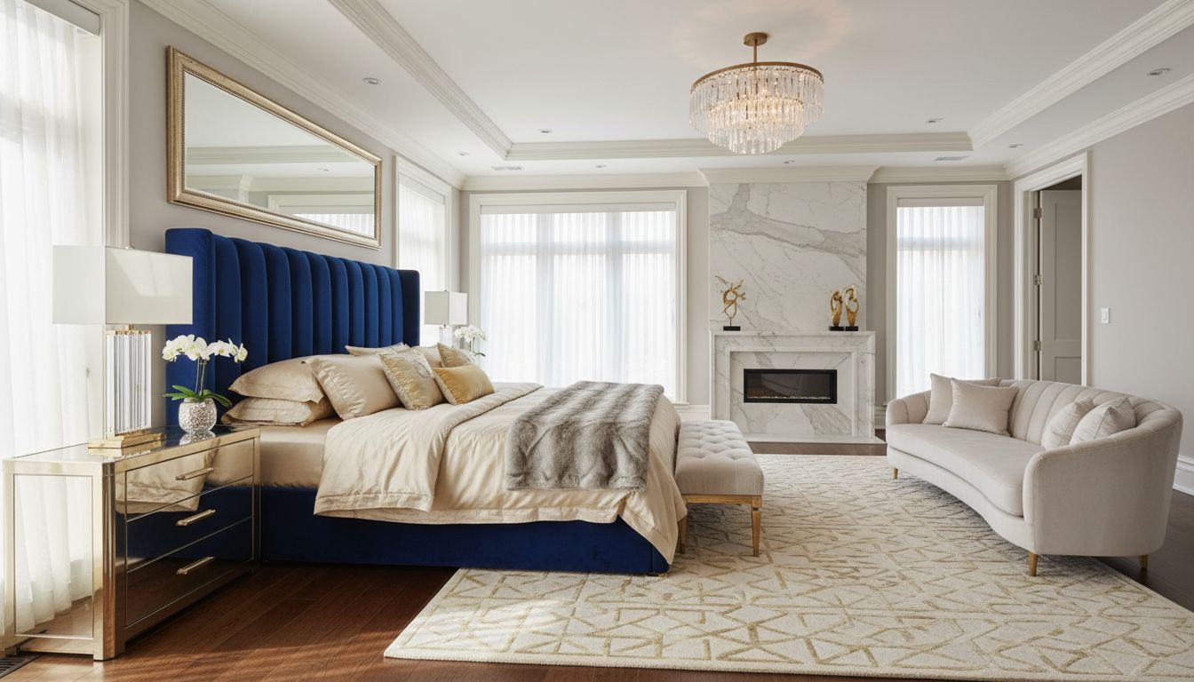 Luxury bedroom design idea