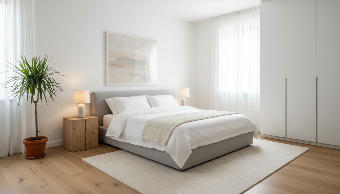 Minimalist bedroom design idea